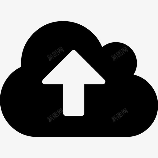 云存储上传选项字体很棒填充图标svg_新图网 https://ixintu.com 云存储上传选项 填充 字体很棒