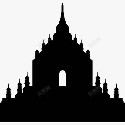 缅甸伯曼尼亚Thatbyinnyu寺纪念碑纪念碑2图标svg_新图网 https://ixintu.com Thatbyinnyu寺 伯曼尼亚 纪念碑 纪念碑2 缅甸