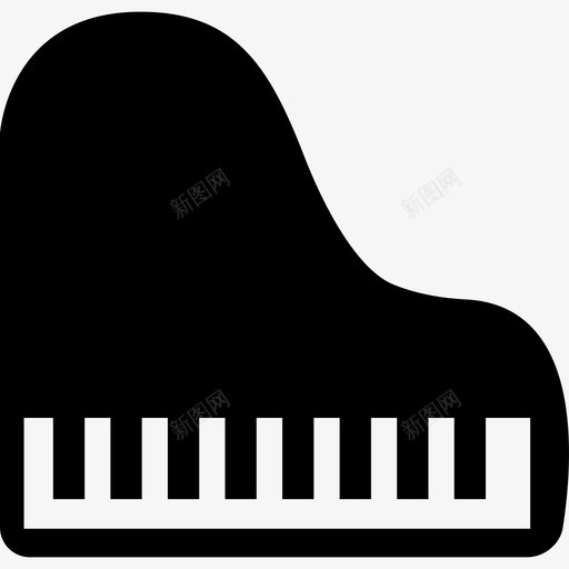 钢琴俯视图音乐音乐和声音1图标svg_新图网 https://ixintu.com 钢琴俯视图 音乐 音乐和声音1