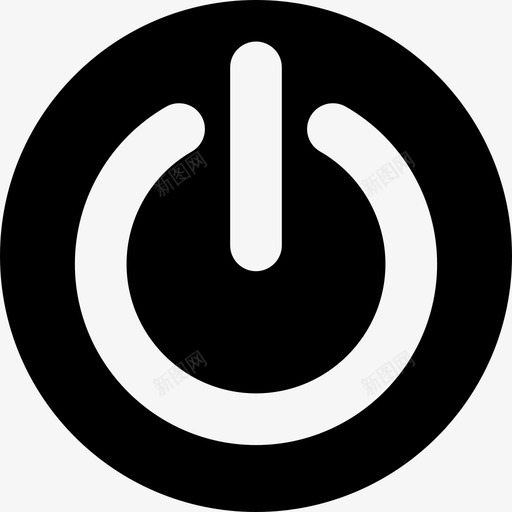 电源圆形按钮音乐音乐和声音1图标svg_新图网 https://ixintu.com 电源圆形按钮 音乐 音乐和声音1