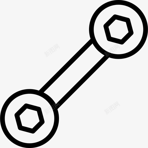 圆形双面修工具工具和用具自己动手图标svg_新图网 https://ixintu.com 圆形双面修工具 工具和用具 自己动手