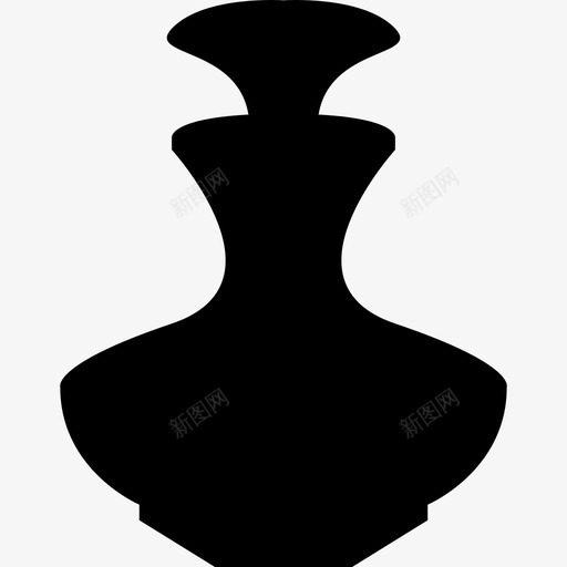 喷泉罐轮廓艺术时尚图标svg_新图网 https://ixintu.com 喷泉罐轮廓 时尚图标 艺术