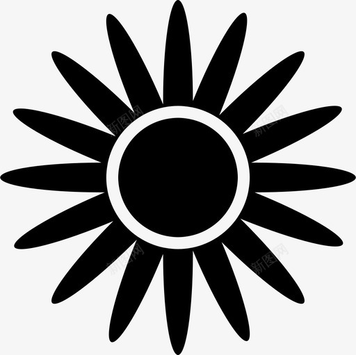 许多花瓣大自然花朵的花朵图标svg_新图网 https://ixintu.com 大自然 花朵的花朵 许多花瓣