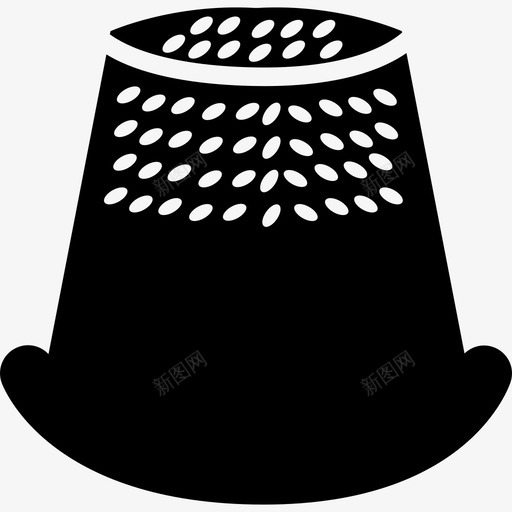 缝纫顶针工具和用具时尚的图标svg_新图网 https://ixintu.com 工具和用具 时尚的图标 缝纫顶针