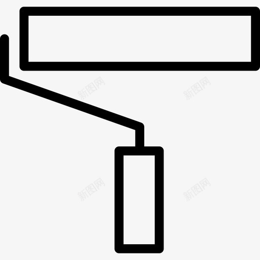 油漆辊工具和用具自己动手图标svg_新图网 https://ixintu.com 工具和用具 油漆辊 自己动手