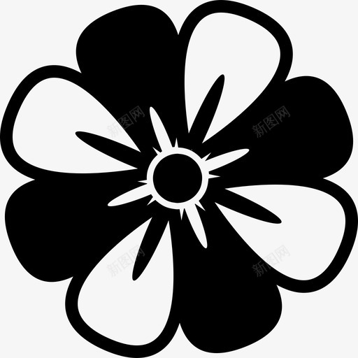 不同颜色花瓣自然花朵的变体图标svg_新图网 https://ixintu.com 不同颜色花瓣 自然 花朵的变体