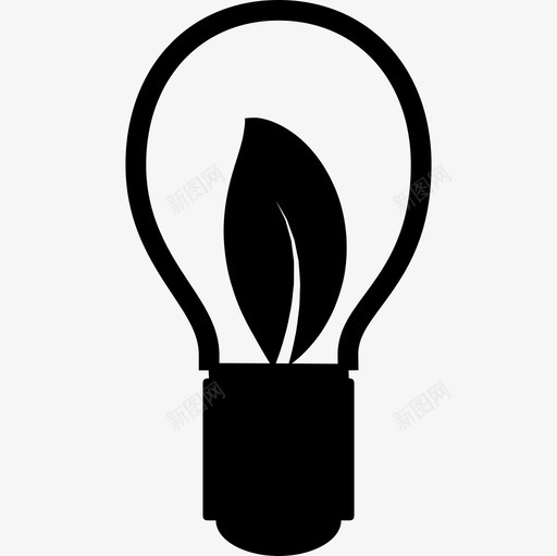 生态照明工具和用具生态图标svg_新图网 https://ixintu.com 工具和用具 生态 生态照明