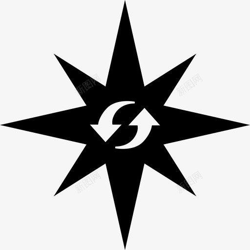 回收之星标志生态图标svg_新图网 https://ixintu.com 回收之星 标志 生态