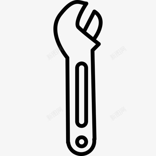 扳手修理器外形工具用具自己动手图标svg_新图网 https://ixintu.com 工具用具 扳手修理器外形 自己动手