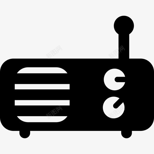 带控制技术音乐和声音的无线电发射器1图标svg_新图网 https://ixintu.com 带控制 技术 音乐和声音的无线电发射器1