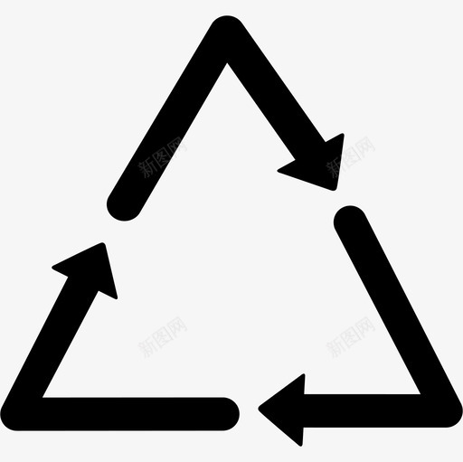 回收箭生态图标svg_新图网 https://ixintu.com 回收 生态 箭