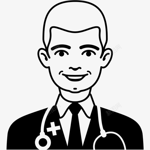 医生医疗保健医院图标svg_新图网 https://ixintu.com 个人 医学 医生 医疗保健 医院 工作 男性 职业