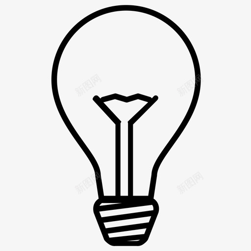 灯泡想法思想图标svg_新图网 https://ixintu.com 思想 想法 灯泡