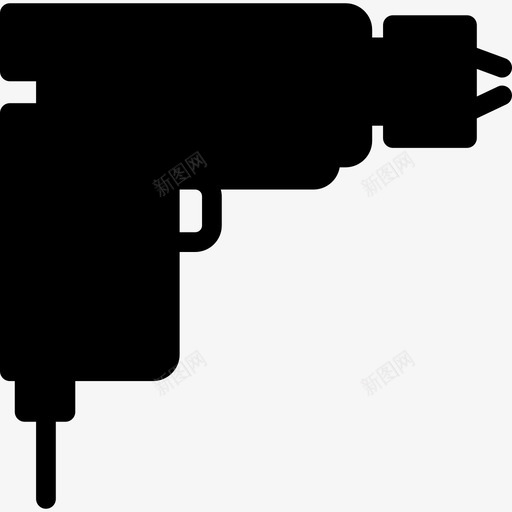 机钻轮廓工器具自己动手填图标svg_新图网 https://ixintu.com 工器具 机钻轮廓 自己动手填