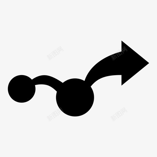 重定向箭头前进图标svg_新图网 https://ixintu.com 下一步 共享 前进 序列 步骤 箭头 重定向