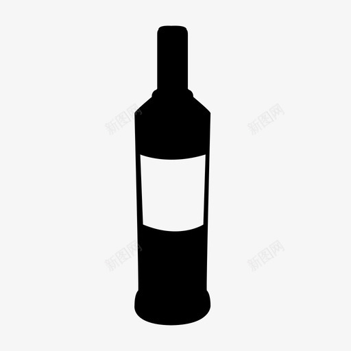 酒酒吧瓶子饮料图标svg_新图网 https://ixintu.com 瓶子 酒 酒吧 饮料