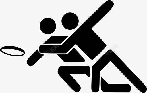 终极圆盘运动健身飞盘图标svg_新图网 https://ixintu.com 健身 圆盘 终极 运动 飞盘