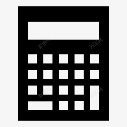 计算器加法运算图标svg_新图网 https://ixintu.com 减法 加法 数字 数学 计算器 运算