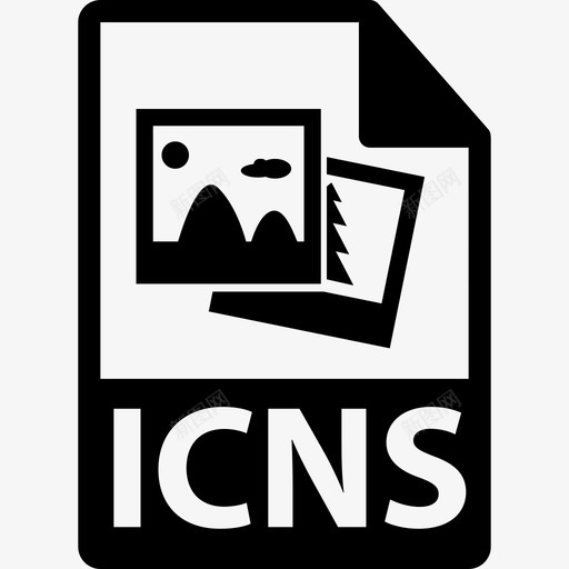 文件格式ICNS文件格式图标svg_新图网 https://ixintu.com ICNS文件格式 图标 文件格式