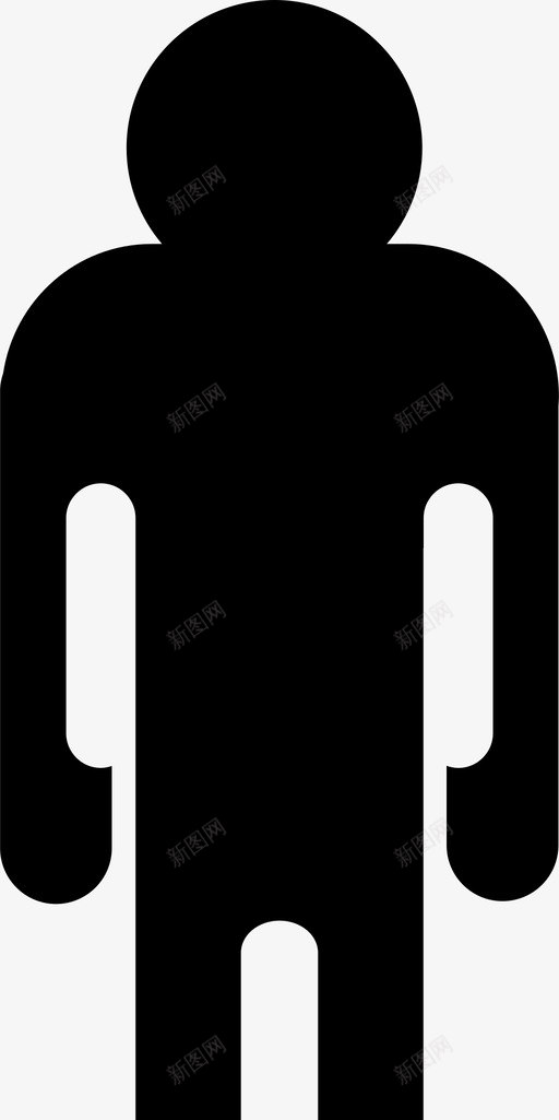 人身体女人图标svg_新图网 https://ixintu.com 人 女人 身体