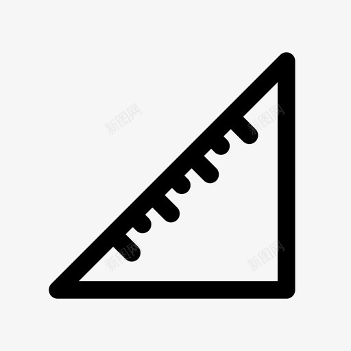 尺子师测量图标svg_新图网 https://ixintu.com 三角尺 三角形 尺子 尺子尺寸米厘米 工具 测量 直角 设计师