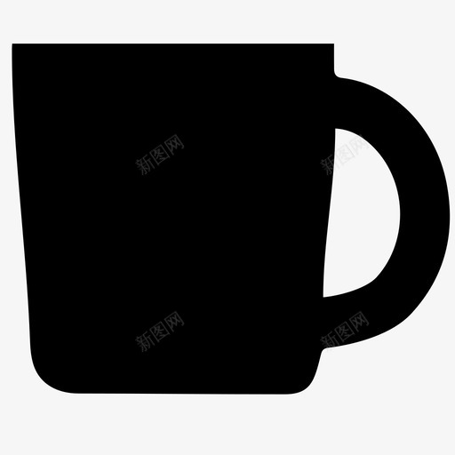 咖啡杯子饮料图标svg_新图网 https://ixintu.com 咖啡 杯子 盘子 茶 茶logo 饮料