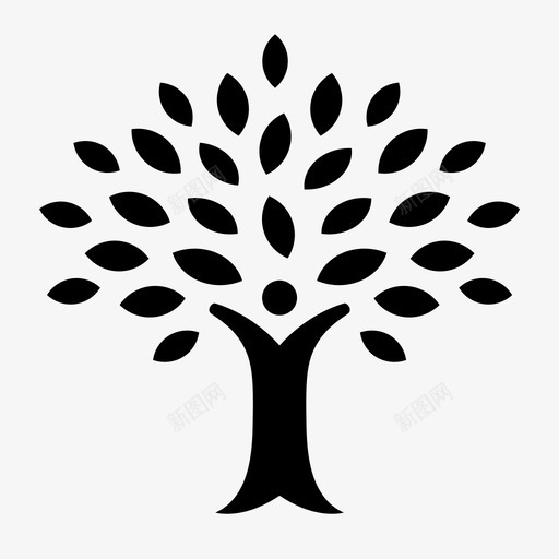 树木环境绿色经济图标svg_新图网 https://ixintu.com 成长 树木 环境 绿色经济 自然