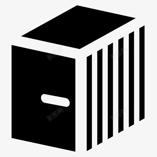 储藏室盒子室门图标svg_新图网 https://ixintu.com 储藏室 盒子室 遮蔽物 门