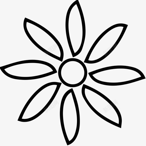花风车图标svg_新图网 https://ixintu.com 花 风车