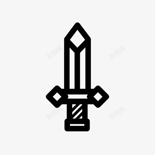 剑战斗匕首图标svg_新图网 https://ixintu.com 刺杀 剑 匕首 战斗 杀死 权力游戏 武器