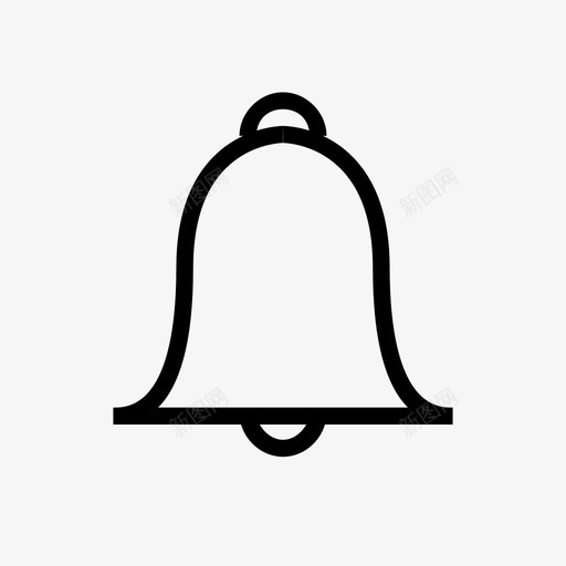 铃声警报叮当声图标svg_新图网 https://ixintu.com 叮当声 提醒 警报 通知 铃声