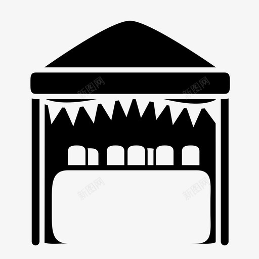 街市集市艺术展图标svg_新图网 https://ixintu.com 嘉年华 小贩 帐篷 弹出式商店 摊位 艺术展 街市 集市