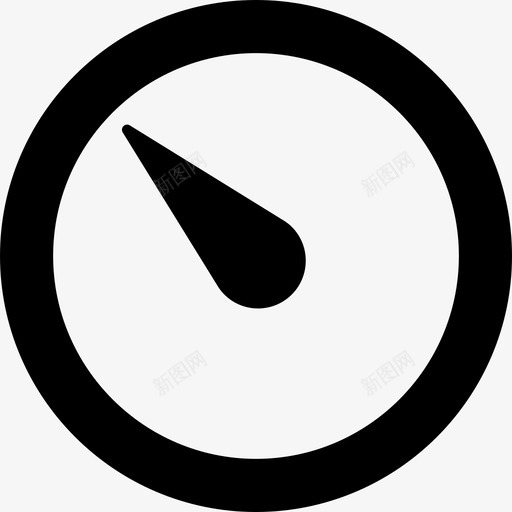 仪表箭头时钟图标svg_新图网 https://ixintu.com 仪表 仪表板 指示器 时钟 箭头 计时器
