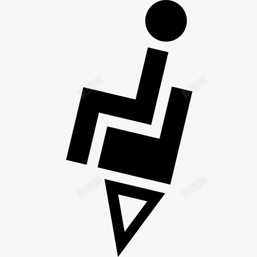 弹射座椅飞机座椅图标svg_新图网 https://ixintu.com 座椅 弹射座椅 弹射椅 紧急 紧急开关 飞机 飞行