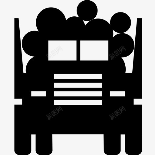 伐木车运输重型伐木企业木材图标svg_新图网 https://ixintu.com 伐木企业 伐木车 木材 树木 运输 重型