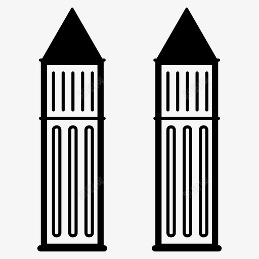 西班牙广场巴塞罗那建筑图标svg_新图网 https://ixintu.com 塔楼 巴塞罗那 建筑 西班牙广场