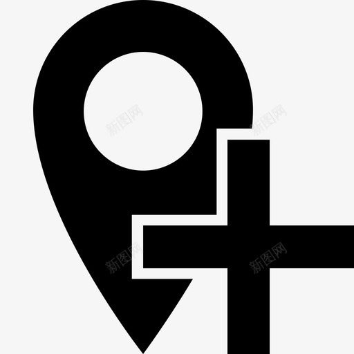 添加位置地图标记以及svg_新图网 https://ixintu.com 以及 地图标记 添加位置
