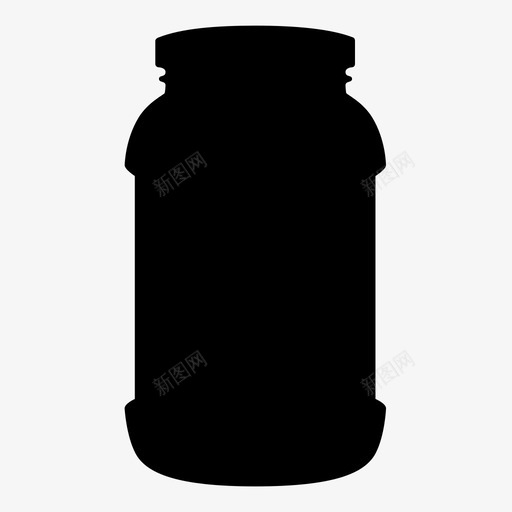 营养补充剂蛋白粉产品图标svg_新图网 https://ixintu.com 产品 健身 健身房 包装 学院 营养补充剂 蛋白粉 饲料