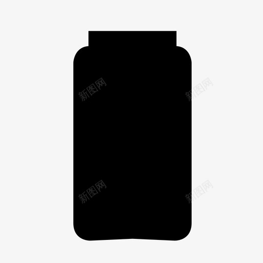 罐子容器玻璃图标svg_新图网 https://ixintu.com 回收 容器 玻璃 罐子