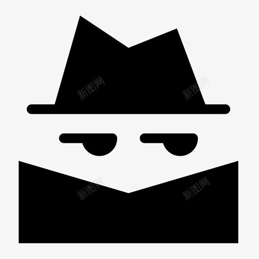 间谍特工小偷图标svg_新图网 https://ixintu.com 卧底 小偷 帽子 强盗 特工 眼罩 秘密 绝密 谁是卧底 调查 间谍 隐藏