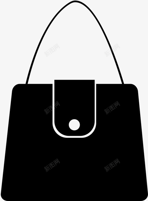 钱包包手提包图标svg_新图网 https://ixintu.com 包 女士 手提包 钱包