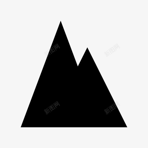 山地徒步旅行自然图标svg_新图网 https://ixintu.com 8x8 山地 徒步旅行 滑雪 自然 自然公园