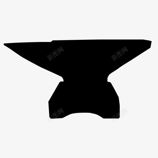 铁砧铁匠重型图标svg_新图网 https://ixintu.com 重型 重量 铁匠 铁砧