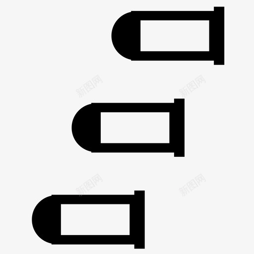 子弹弹药武器图标svg_新图网 https://ixintu.com 子弹 弹药 枪 武器