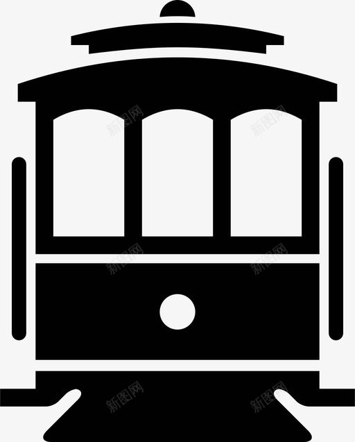 缆车山丘旧金山图标svg_新图网 https://ixintu.com 小车 山丘 旧金山 火车 缆车 过境 过境车辆 运输