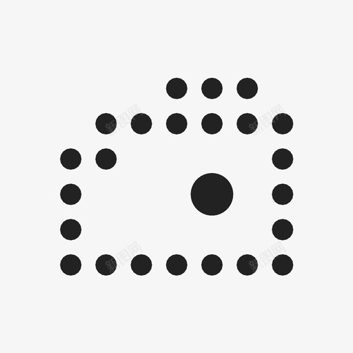 照相机设备圆点图标svg_新图网 https://ixintu.com 单反相机 图像 图片 圆点 摄影 照相机 胶卷 设备