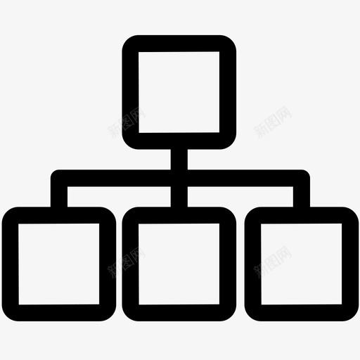 图表思考步骤图标svg_新图网 https://ixintu.com 图表 家谱 层次结构 思考 步骤 流程 组织 计划 过程 逻辑 重要