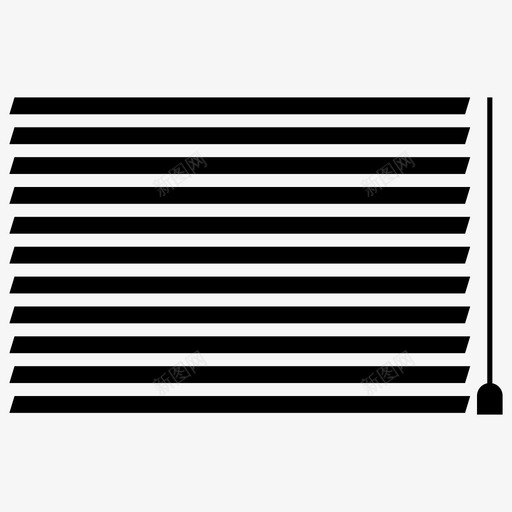 百叶窗隐私窗户图标svg_新图网 https://ixintu.com 百叶窗 窗户 隐私
