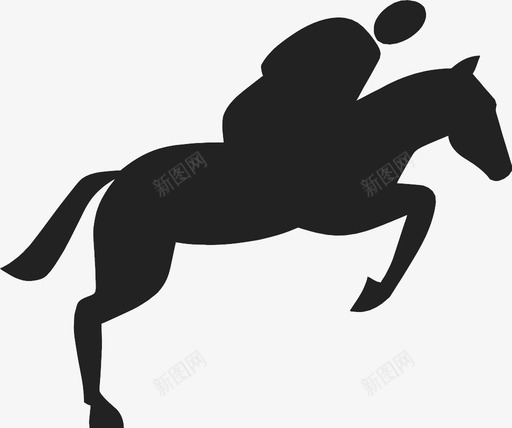 骑马动物马术图标svg_新图网 https://ixintu.com 人 动物 赛马 运动 马术 骑师 骑马
