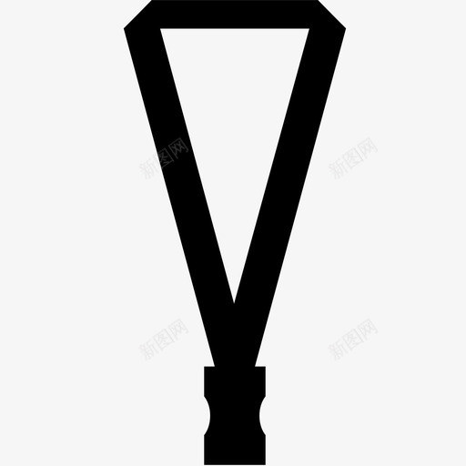 系索钥匙颈部图标svg_新图网 https://ixintu.com 系索 钥匙 颈部